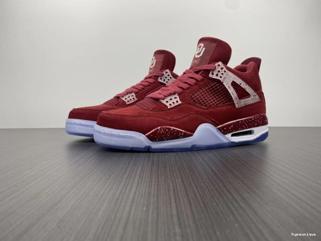 HYPE Sooners Jordan AJ4-904282 Retro 4 PE Oklahoma 0703